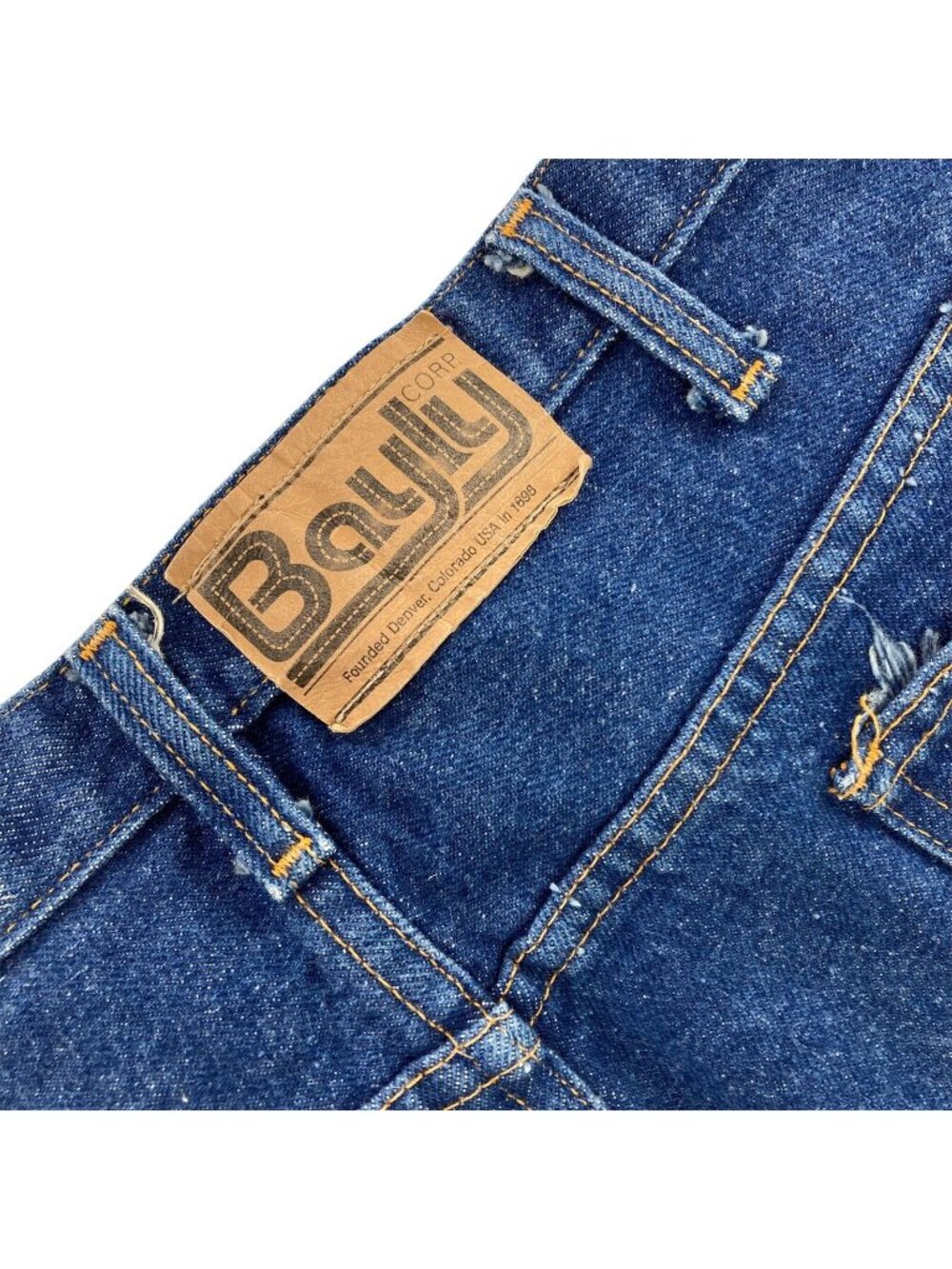 VTG Bayly Men’s Straight Leg Jeans Blue • Made in USA • 36x30